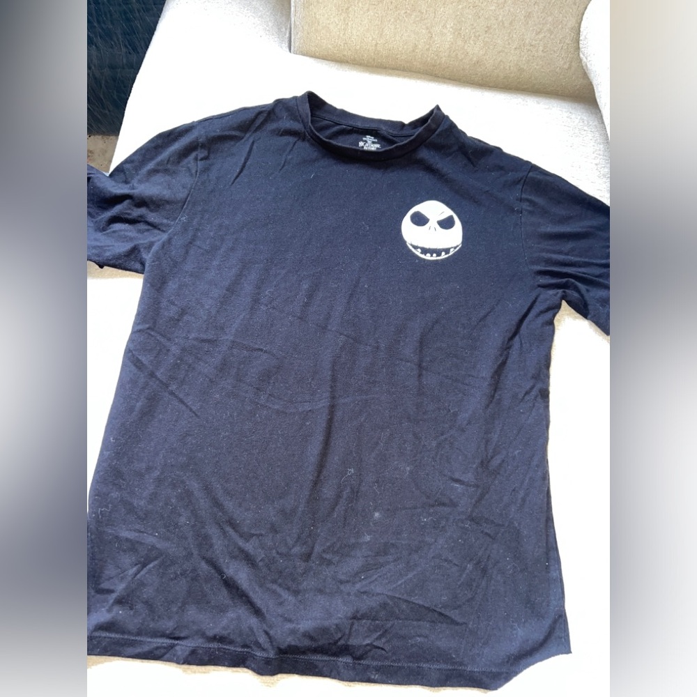 Disney Nightmare before Christmas graphic short sleeve T-shirt Jack skellington